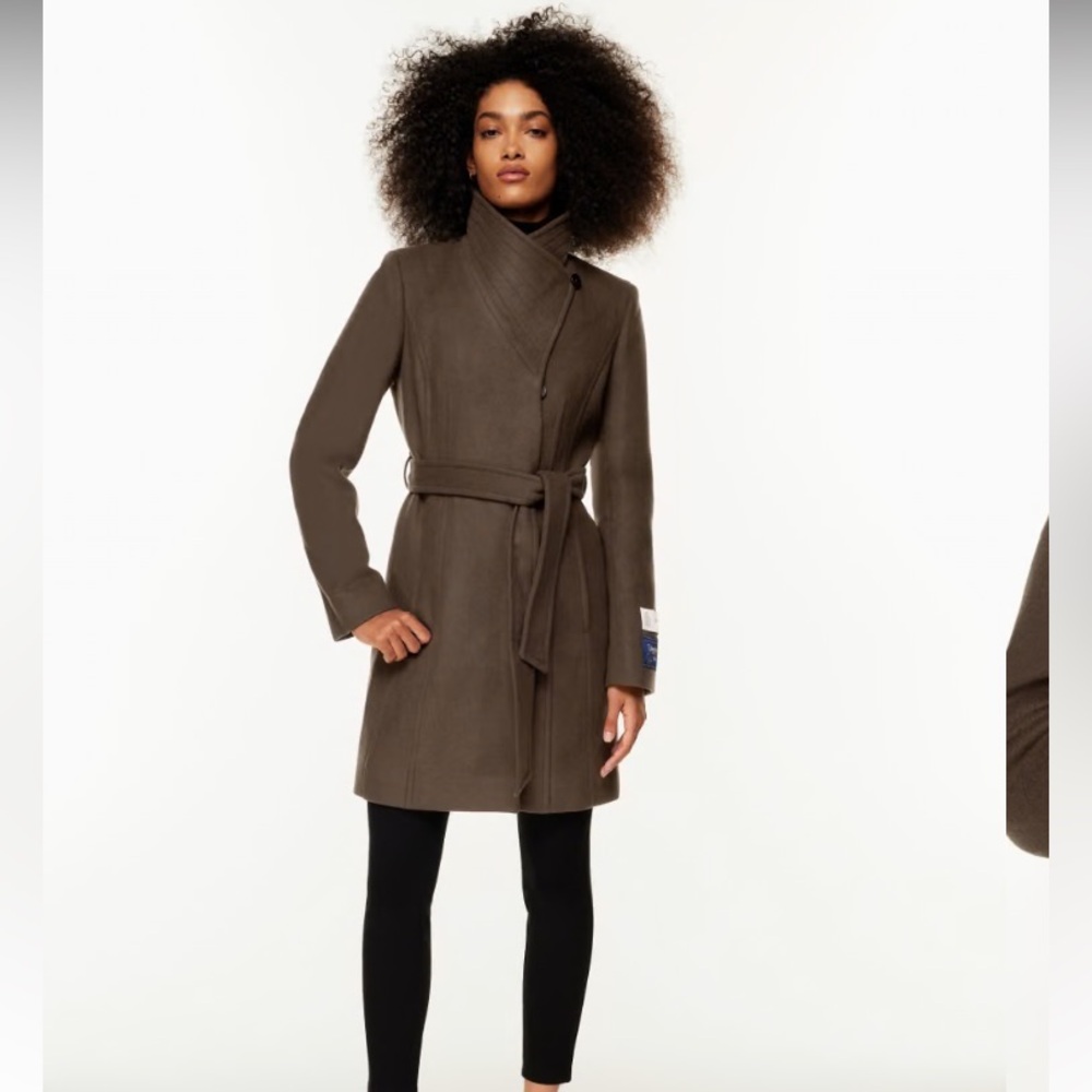 Aritzia Connor coat brown XXS
